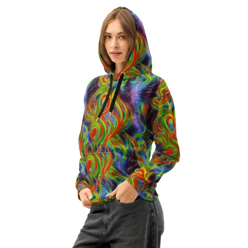 Nova Garden on a Cotton Hoodie