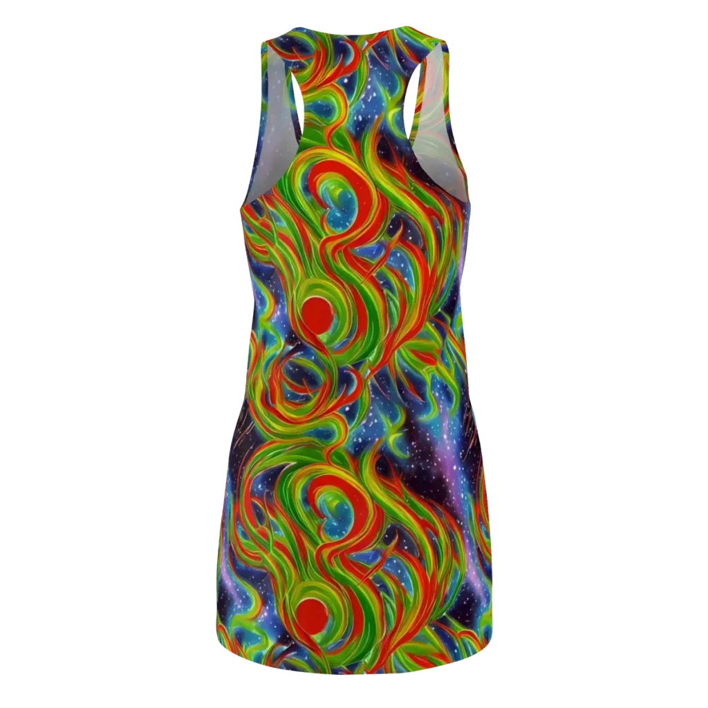 Nova Garden on Racerback Dress — Back