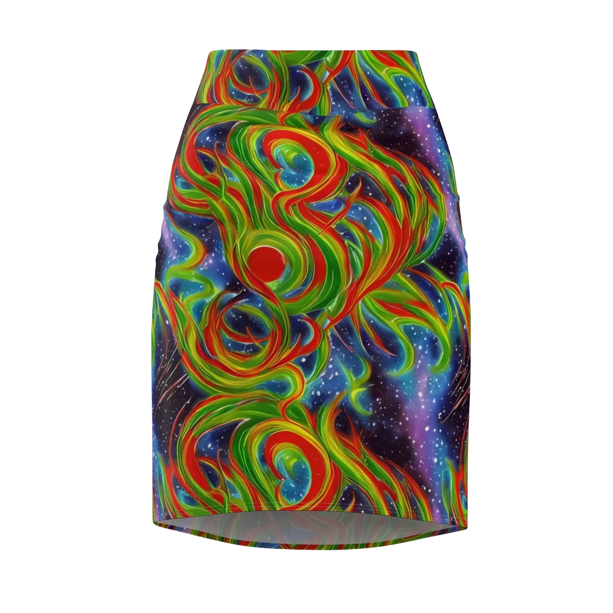 Nova Garden on Pencil Skirt — Front