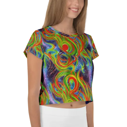 Nova Garden on a Crop Tee