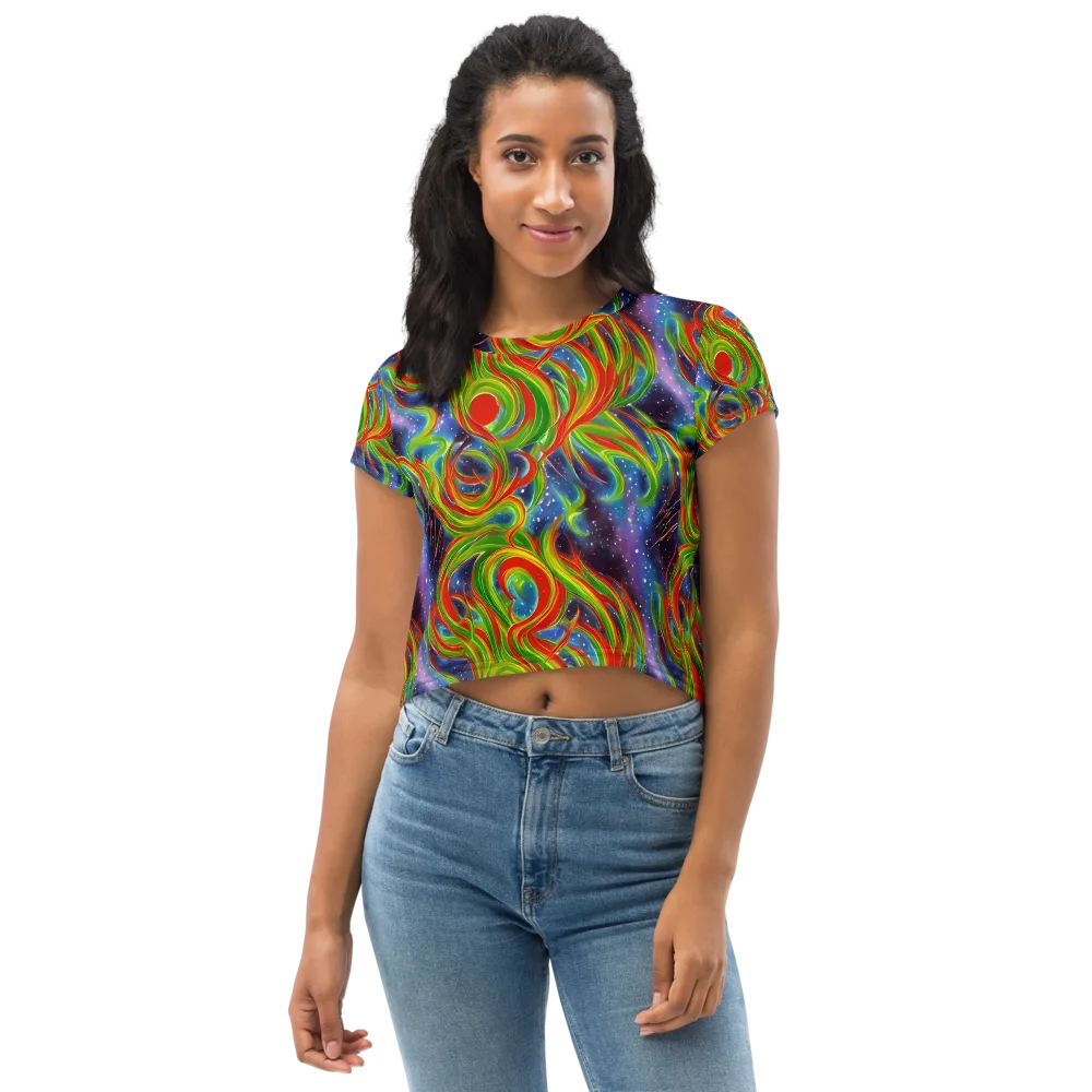 Nova Garden on Crop Tee — Front