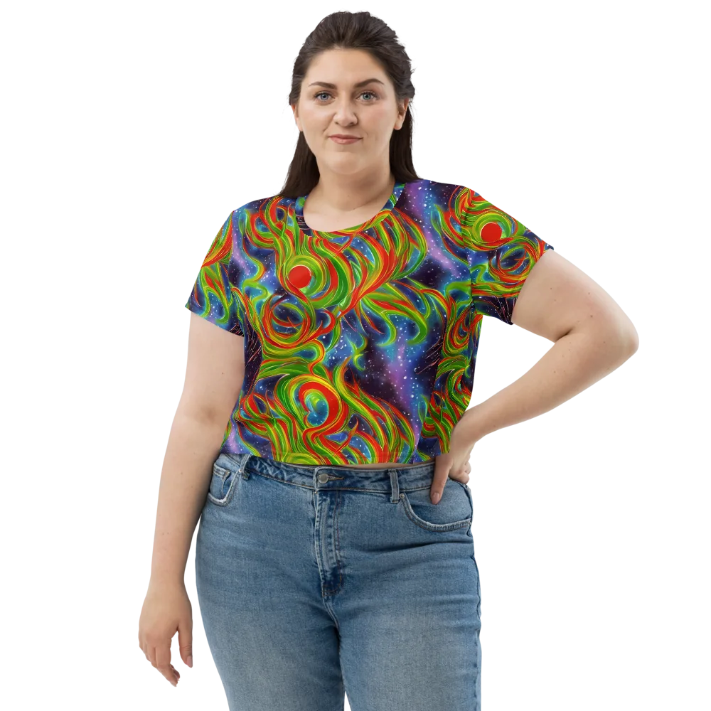Nova Garden on Crop Tee — Front