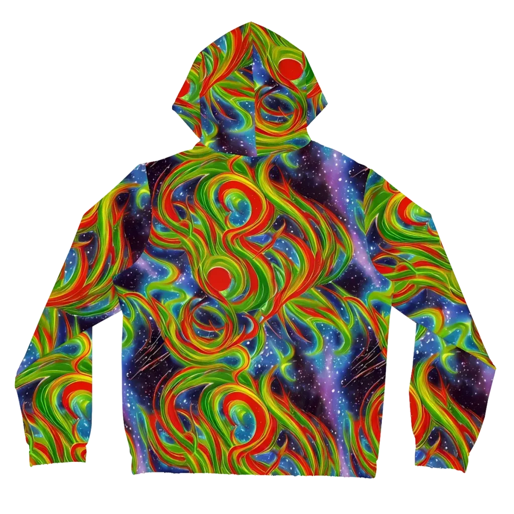 Nova Garden on Women's Full-Zip Hoodie — Back
