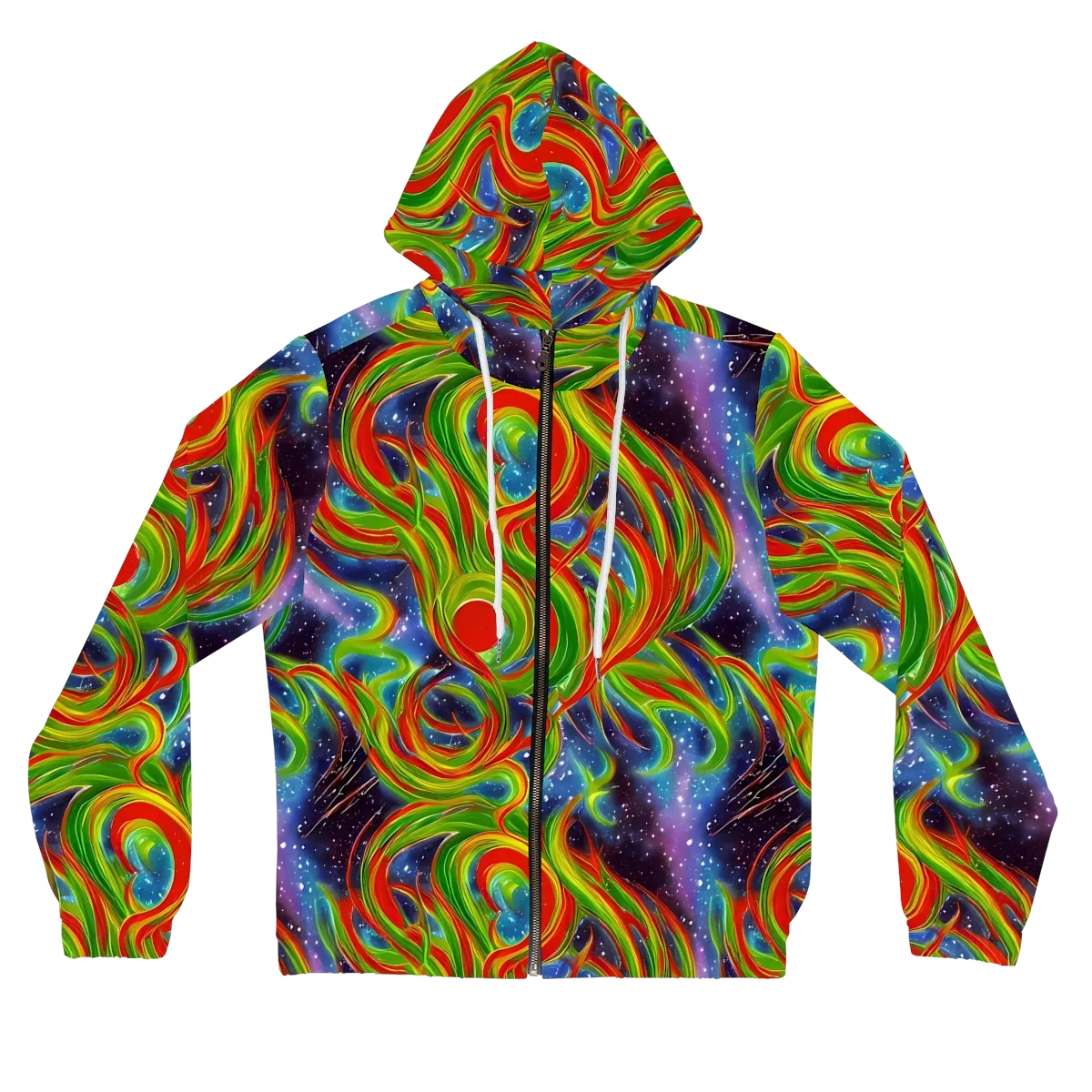 Nova Garden on Women's Full-Zip Hoodie — Front
