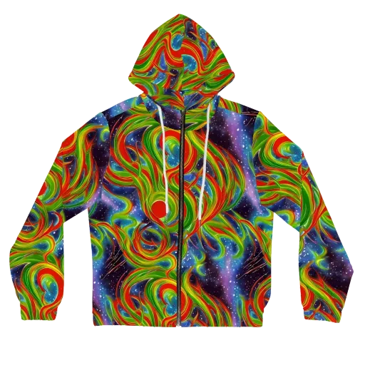 Nova Garden on a Women's Full-Zip Hoodie