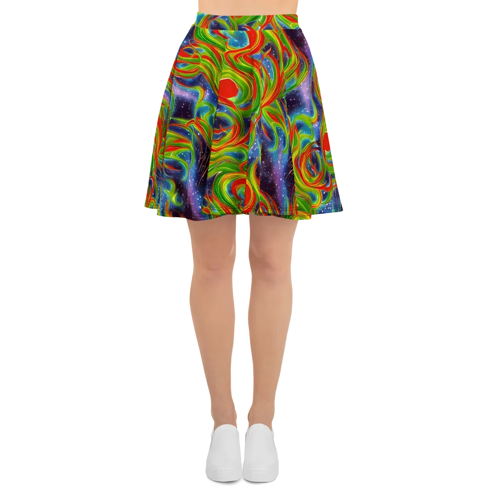 Nova Garden on Skater Skirt — Front