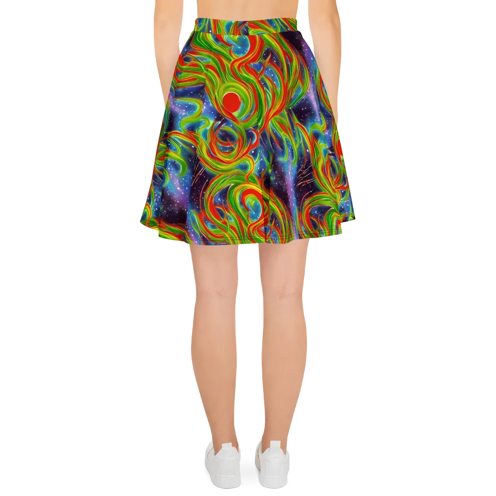 Nova Garden on Skater Skirt — Back