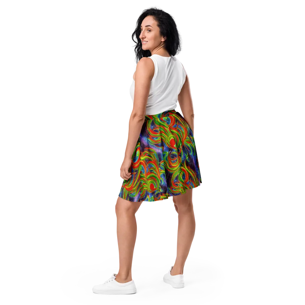 Nova Garden on Skater Skirt — Back