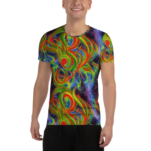Nova Garden on a Men's Athletic T-Shirt