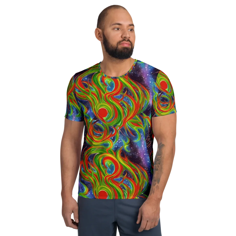 Nova Garden on Men's Athletic T-Shirt — Front