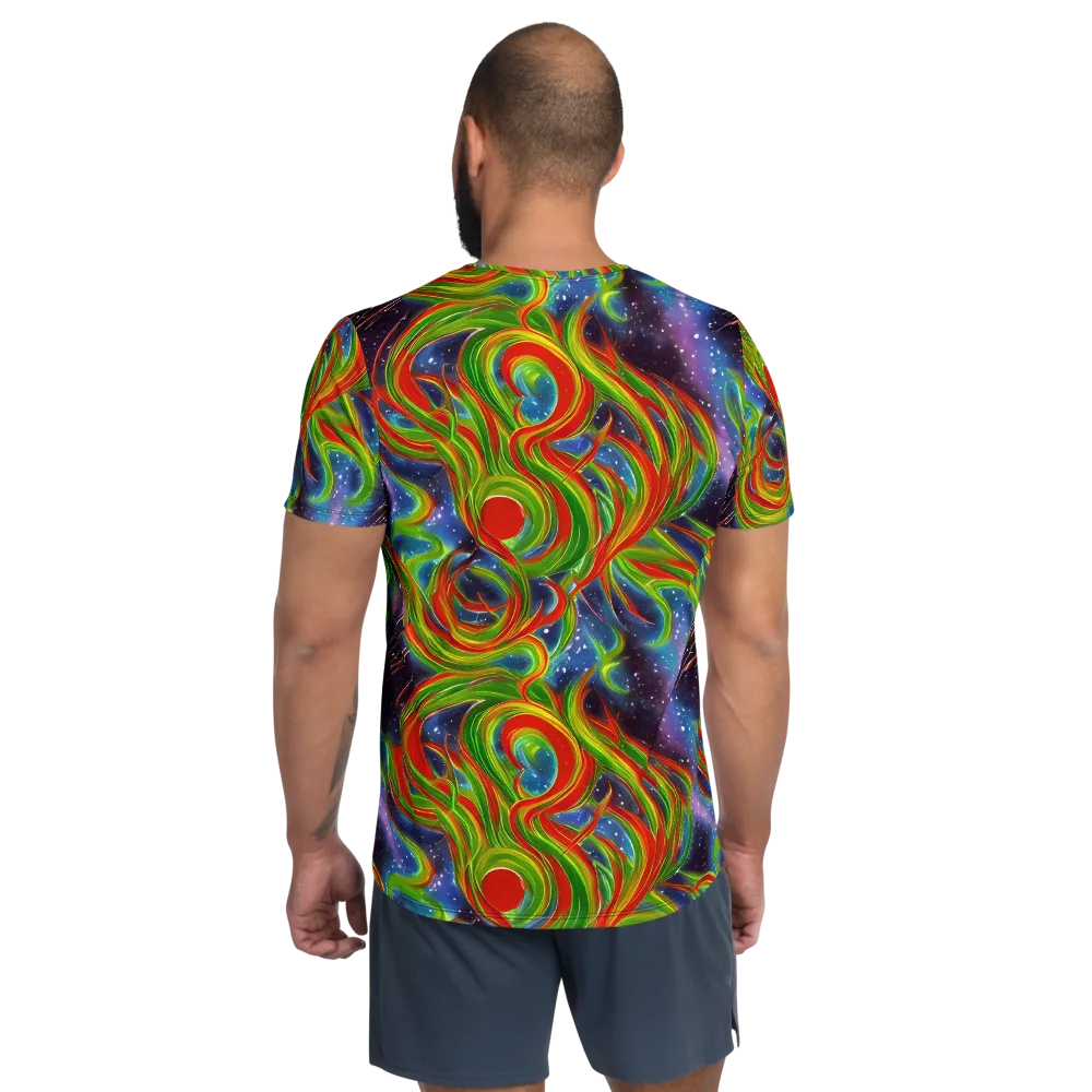 Nova Garden on Men's Athletic T-Shirt — Back
