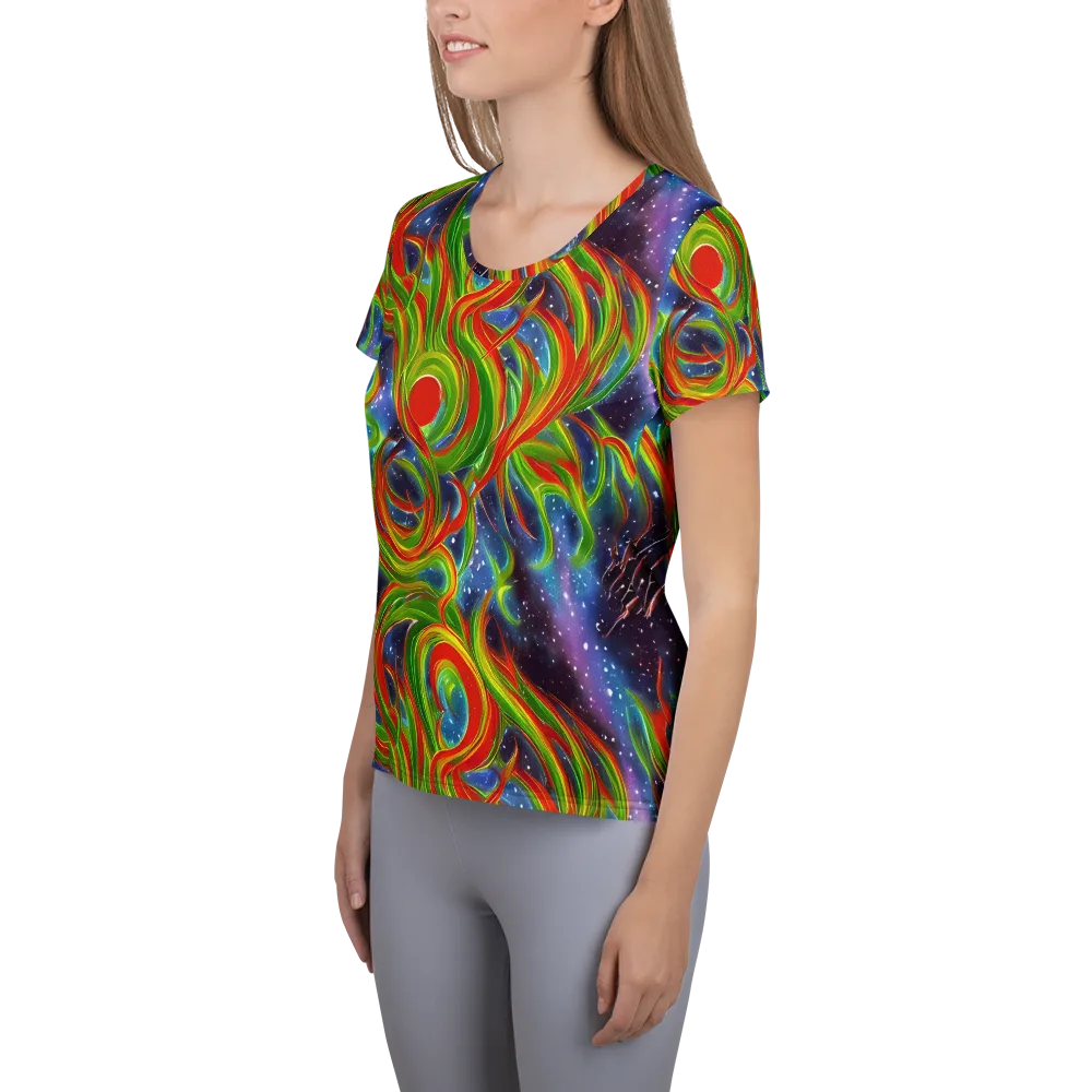Nova Garden on Women's Athletic T-Shirt — Left