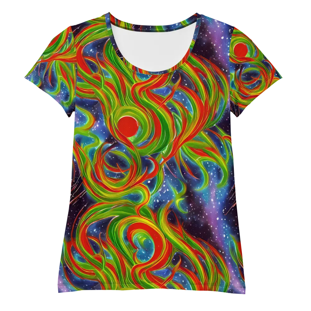 Nova Garden on Women's Athletic T-Shirt — Front