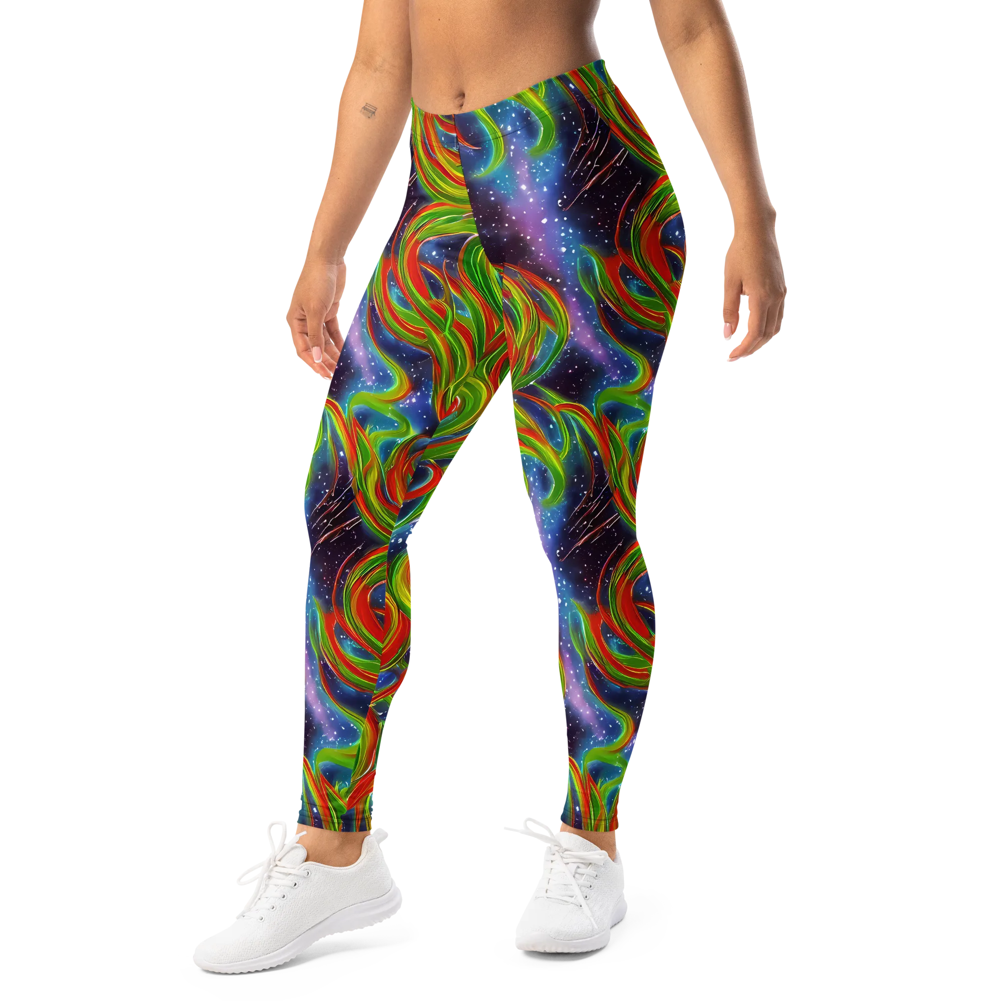 Nova Garden on Leggings — Left Front