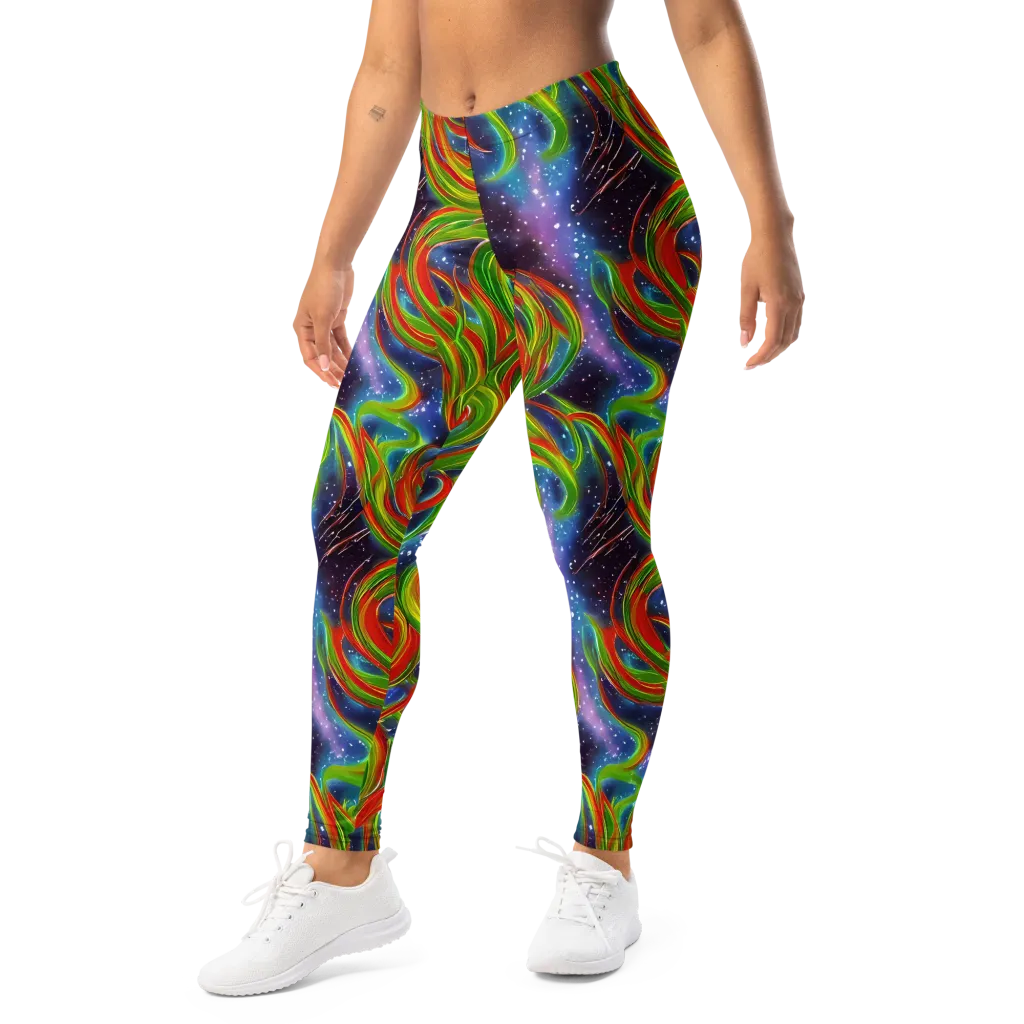 Nova Garden on Leggings — Left Front