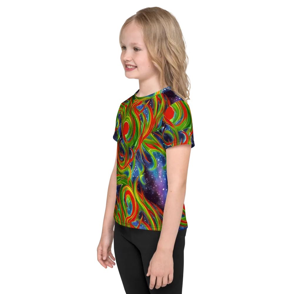 Nova Garden on Kids Crew Neck T-Shirt — Left