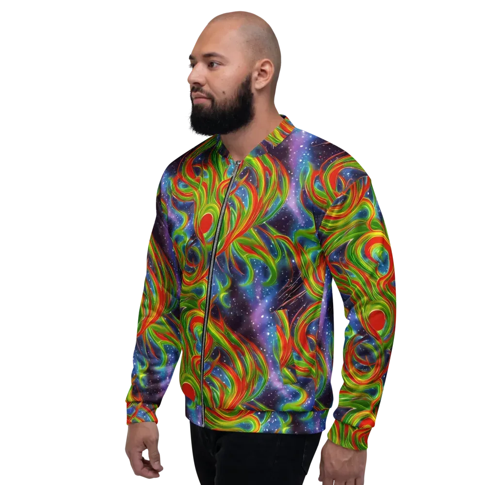Nova Garden on Bomber Jacket — Left
