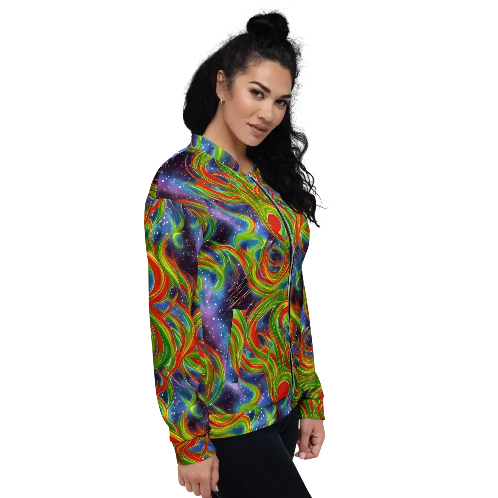 Nova Garden on Bomber Jacket — Right