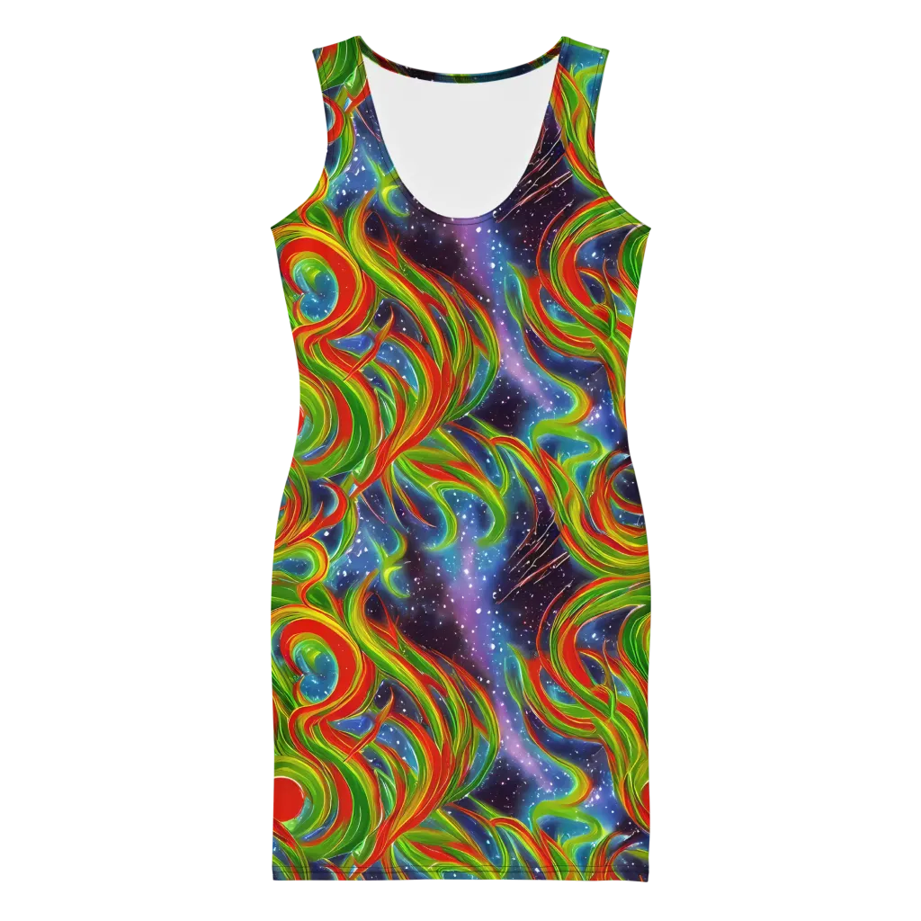 Nova Garden on Bodycon Dress — Front