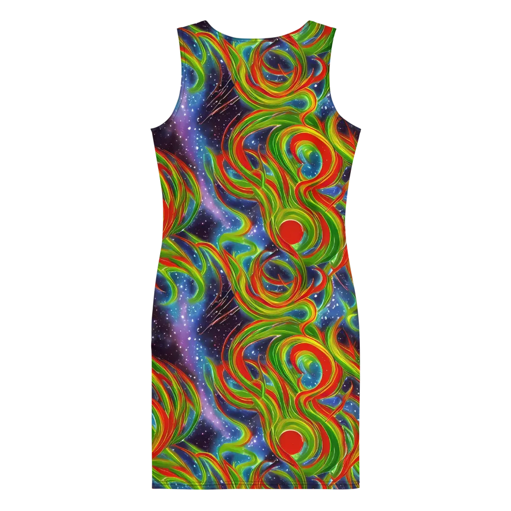 Nova Garden on Bodycon Dress — Back