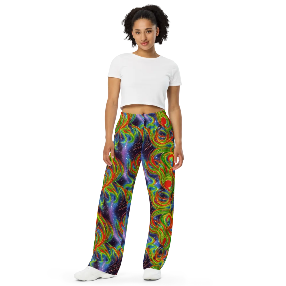 Nova Garden on Wide-Leg Pants — Front