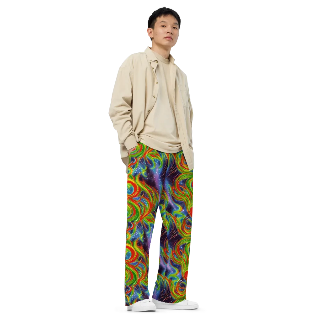 Nova Garden on Wide-Leg Pants — Right Front