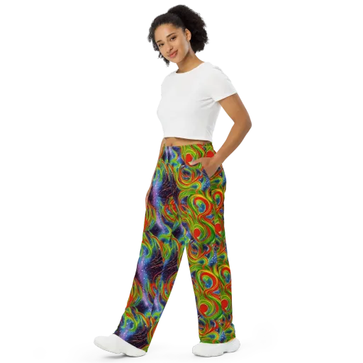Nova Garden on a Wide-Leg Pants