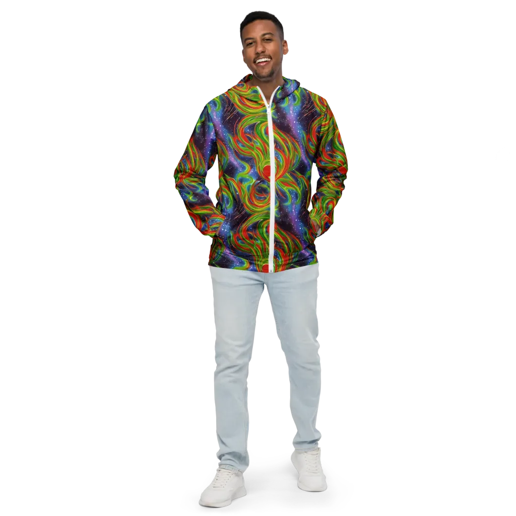 Nova Garden on Men's Windbreaker — Front