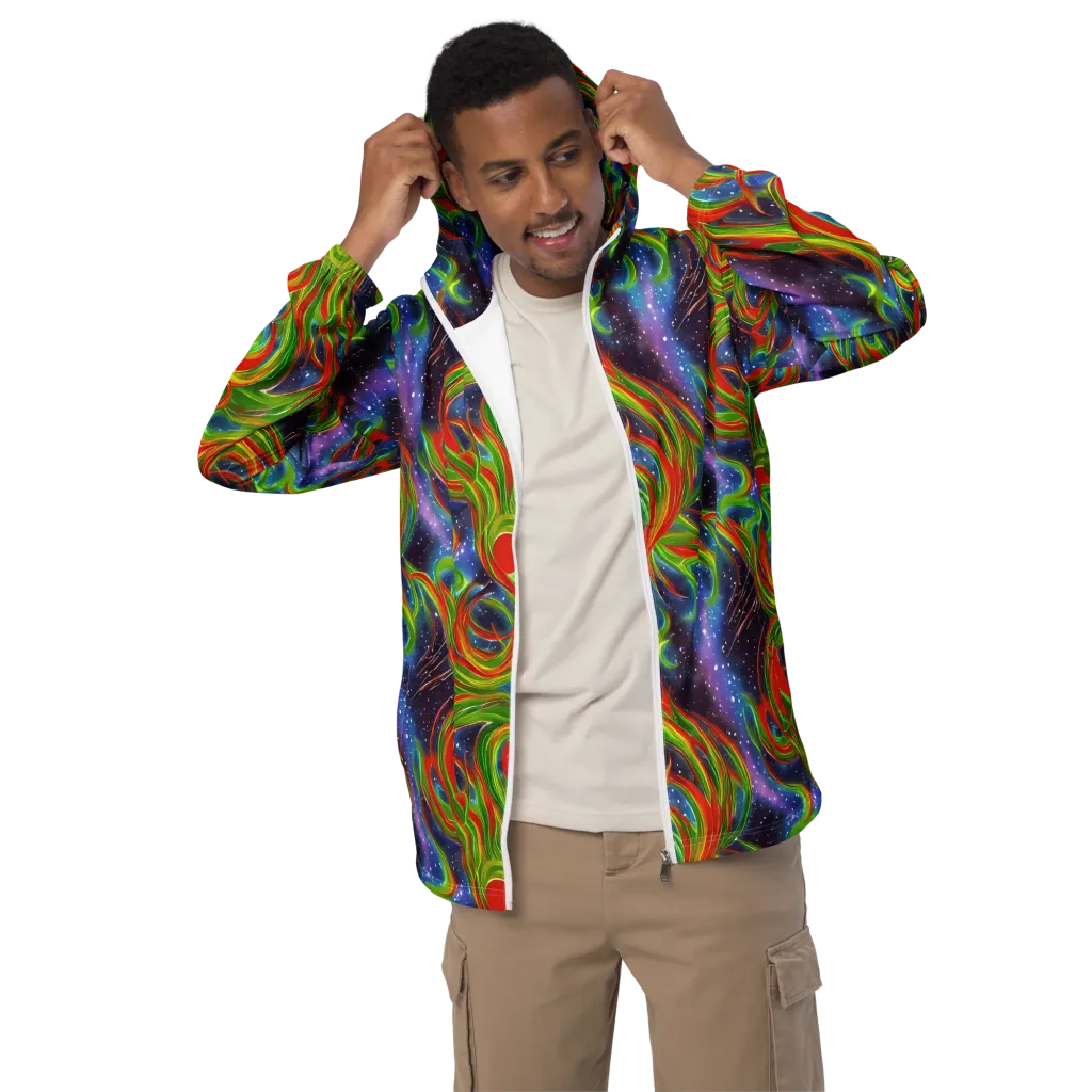 Nova Garden on Men's Windbreaker — Front