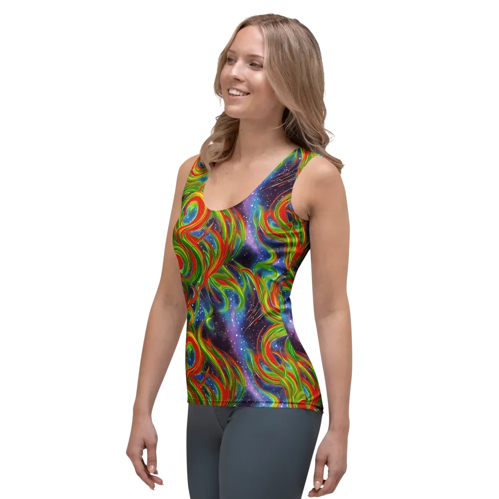 Nova Garden on Women's Tank Top — Left Front