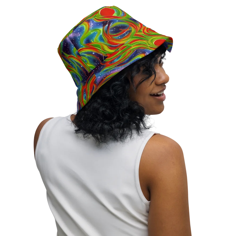 Nova Garden on Reversible Bucket Hat — Right Outside