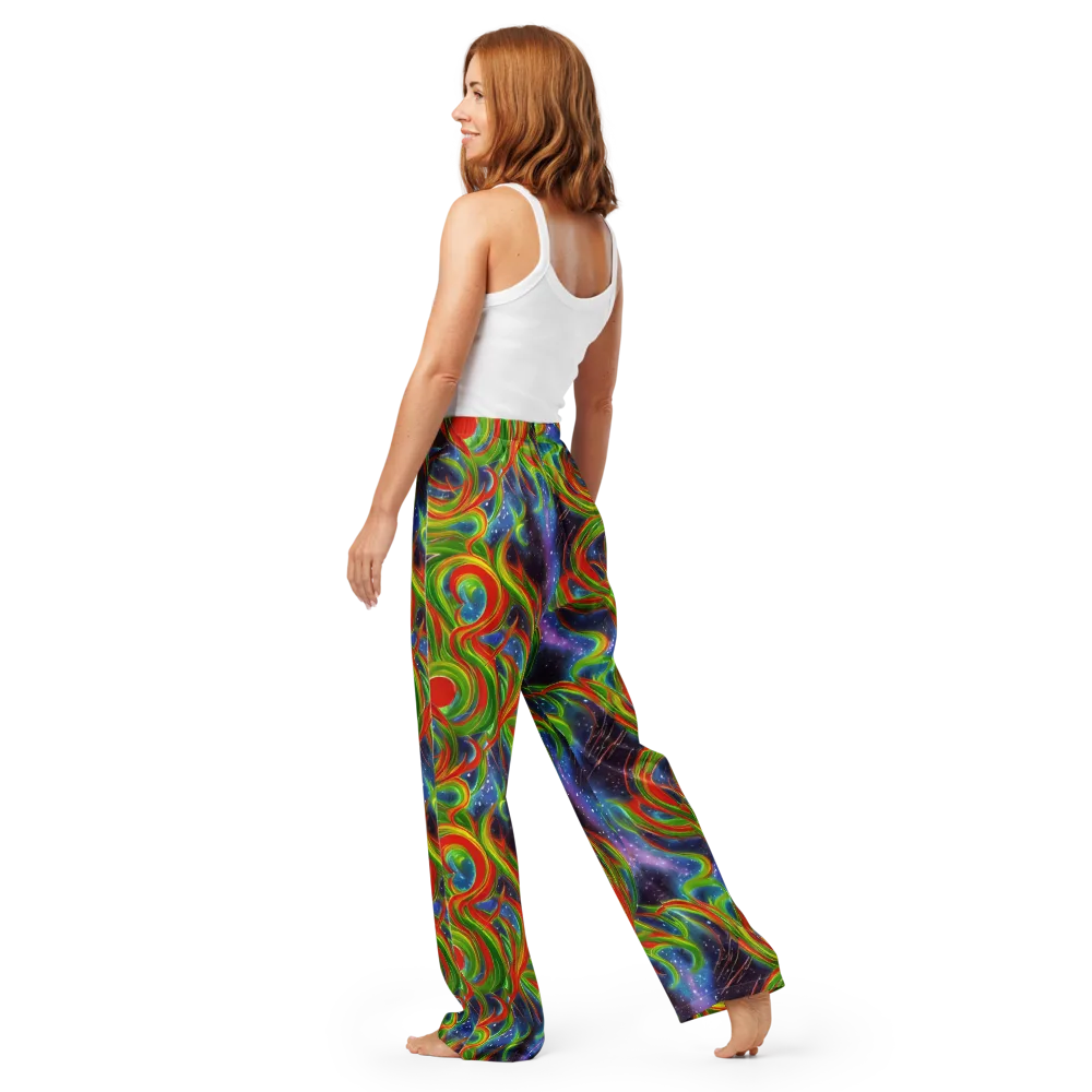 Nova Garden on Women's Pajama Pants — Back