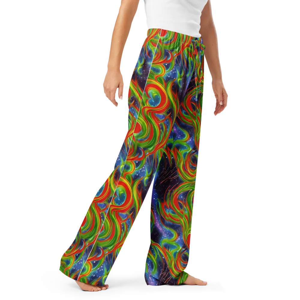 Nova Garden on Women's Pajama Pants — Right Front