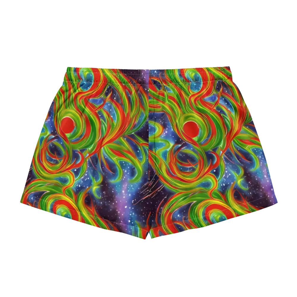 Nova Garden on Women's Pajama Shorts — Back