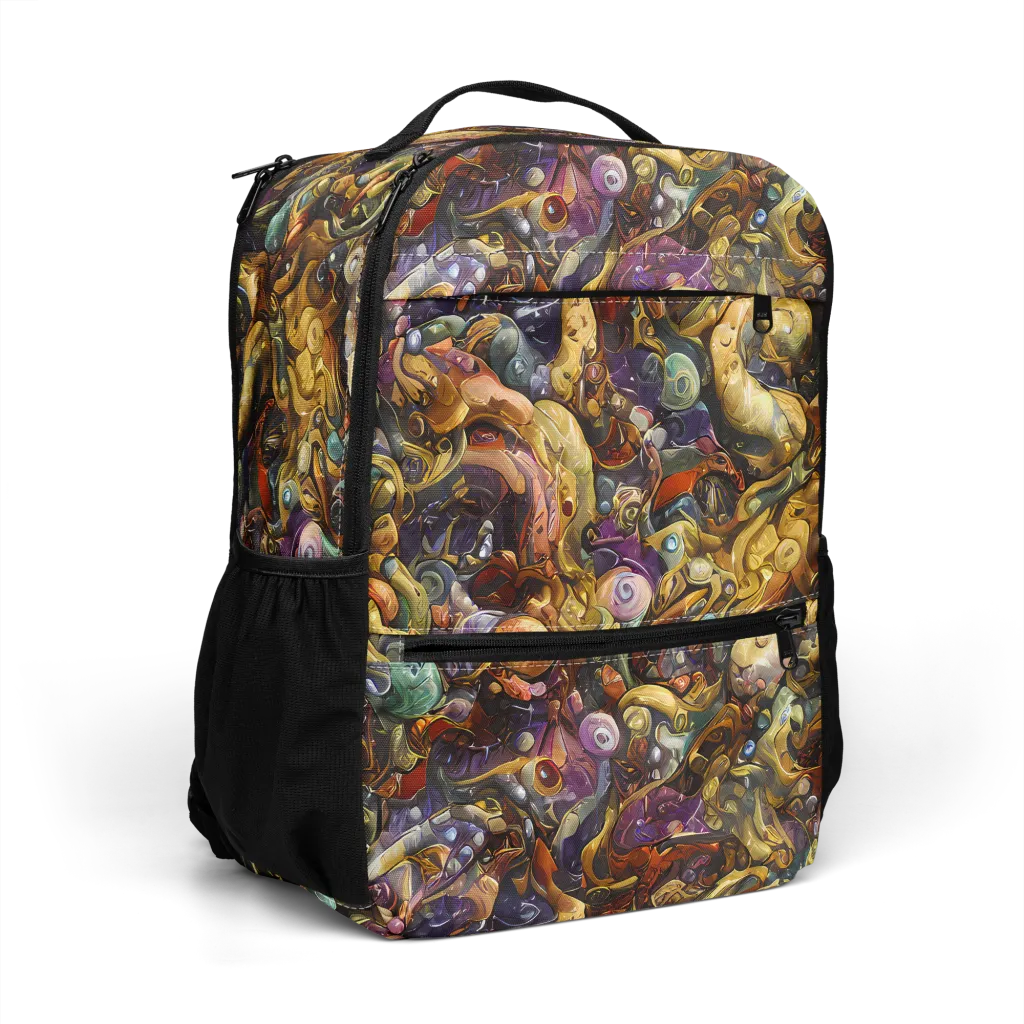 Baroque Current on Utility Backpack — Right Front