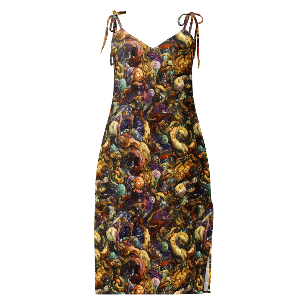 Baroque Current on Slip Dress — Front