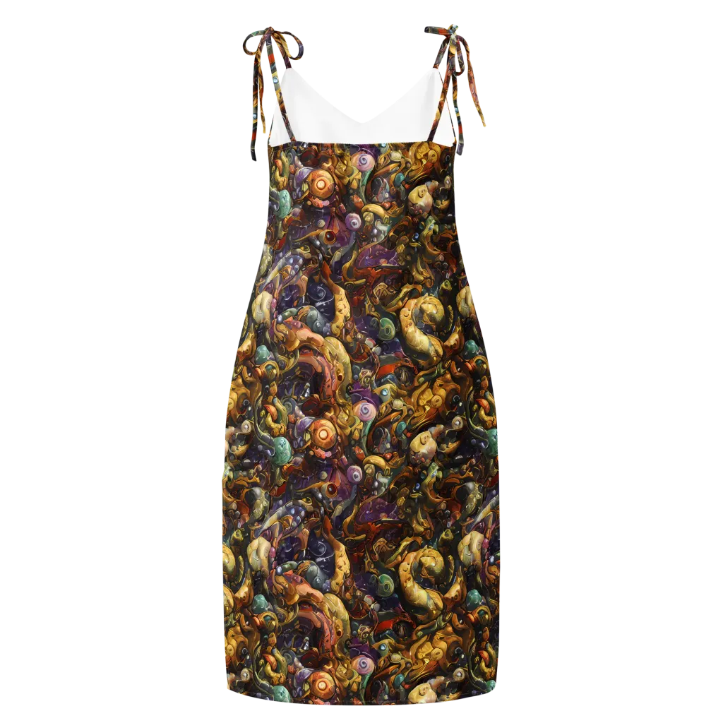 Baroque Current on Slip Dress — Back