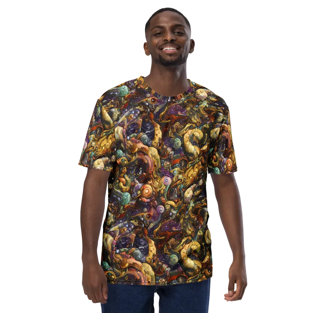 Baroque Current on Men's Crew Neck T-Shirt — Front