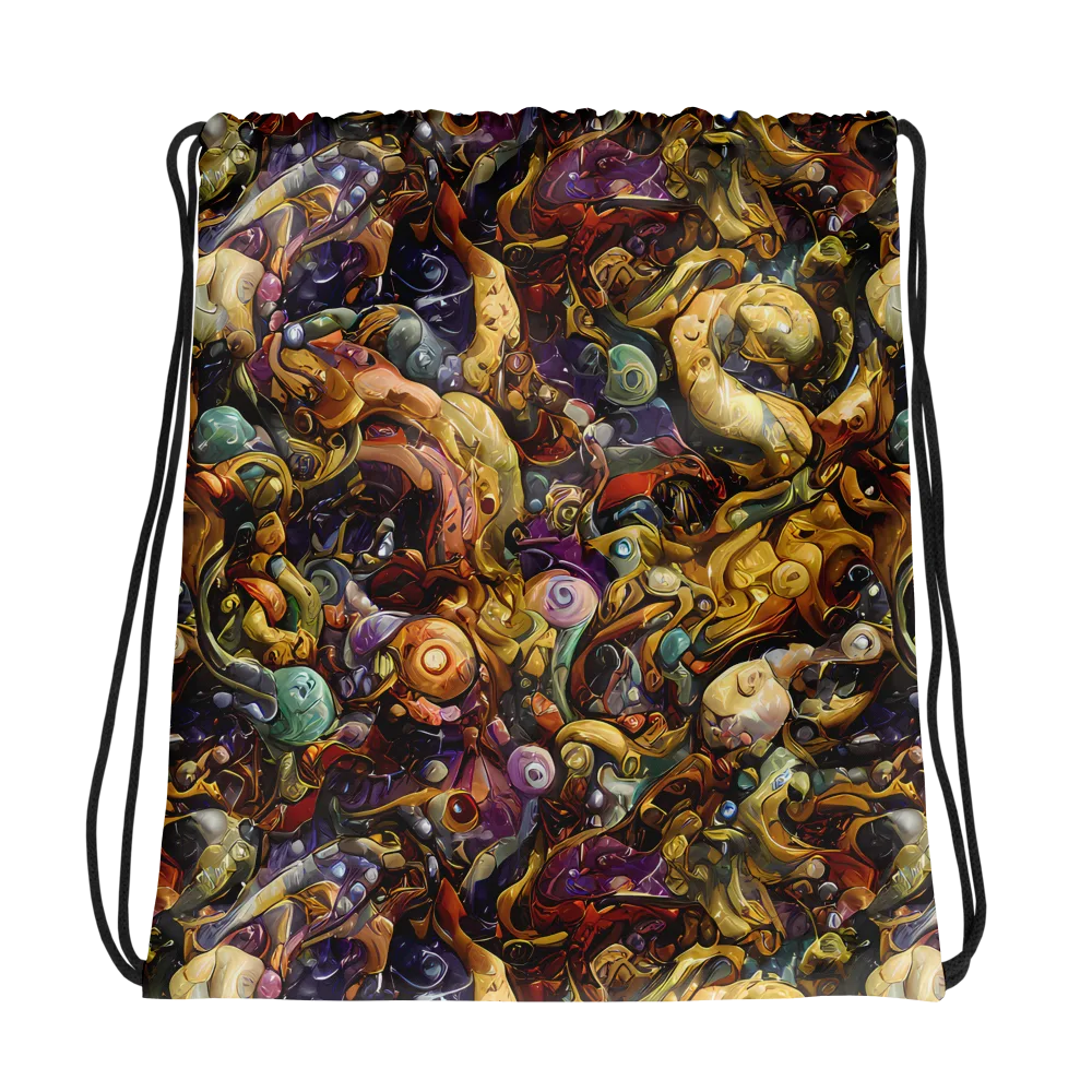 Baroque Current on Drawstring Bag — Photo