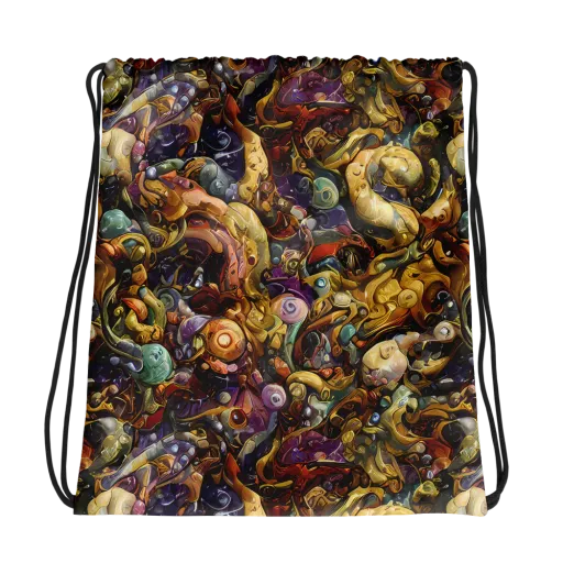 Baroque Current on a Drawstring Bag