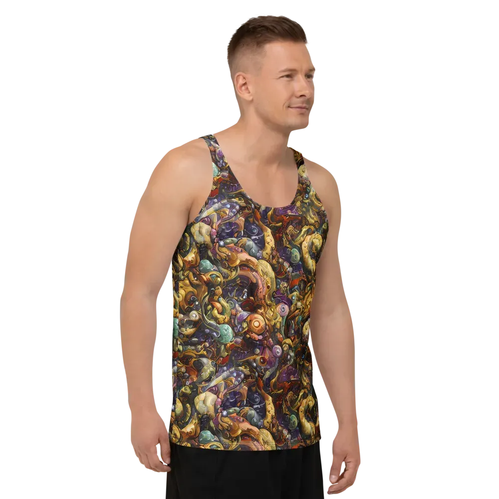 Baroque Current on Men's Tank Top — Right Front
