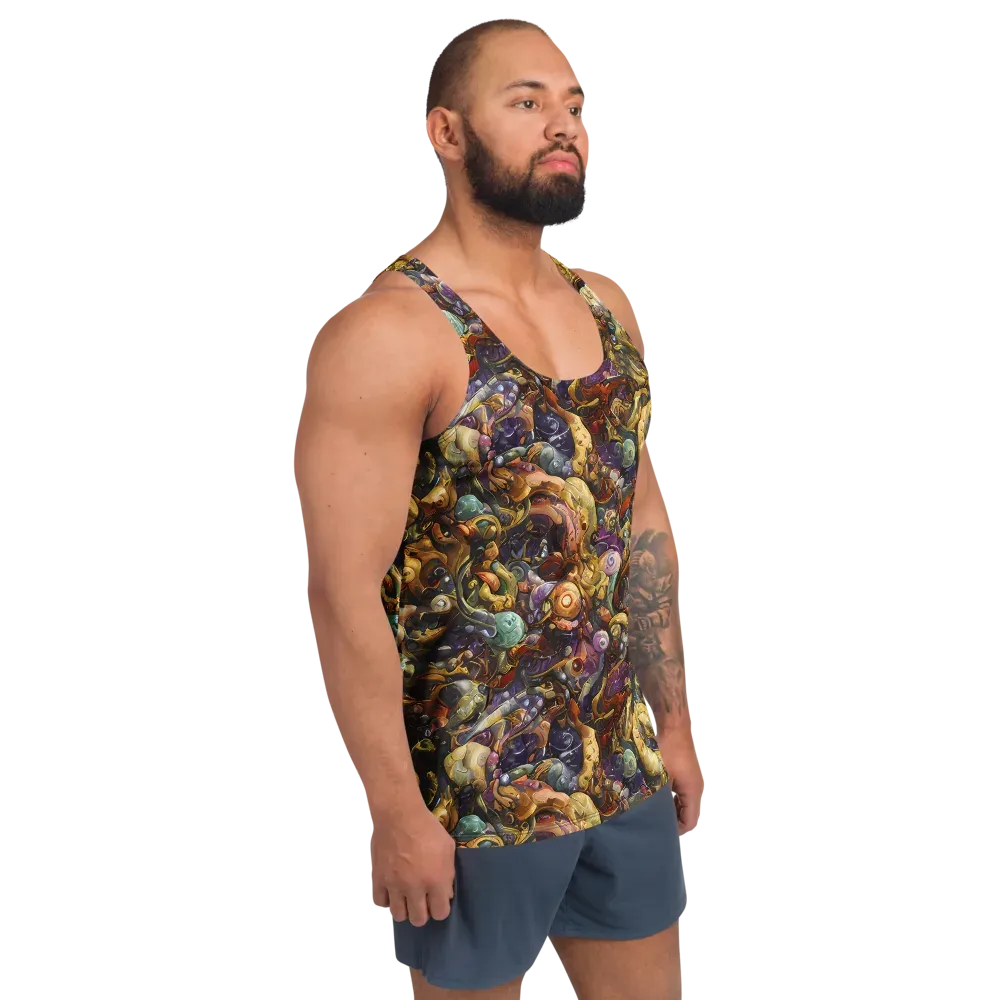 Baroque Current on Men's Tank Top — Right Front
