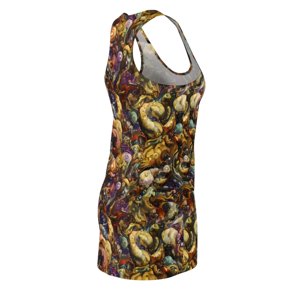 Baroque Current on Racerback Dress — Back Side