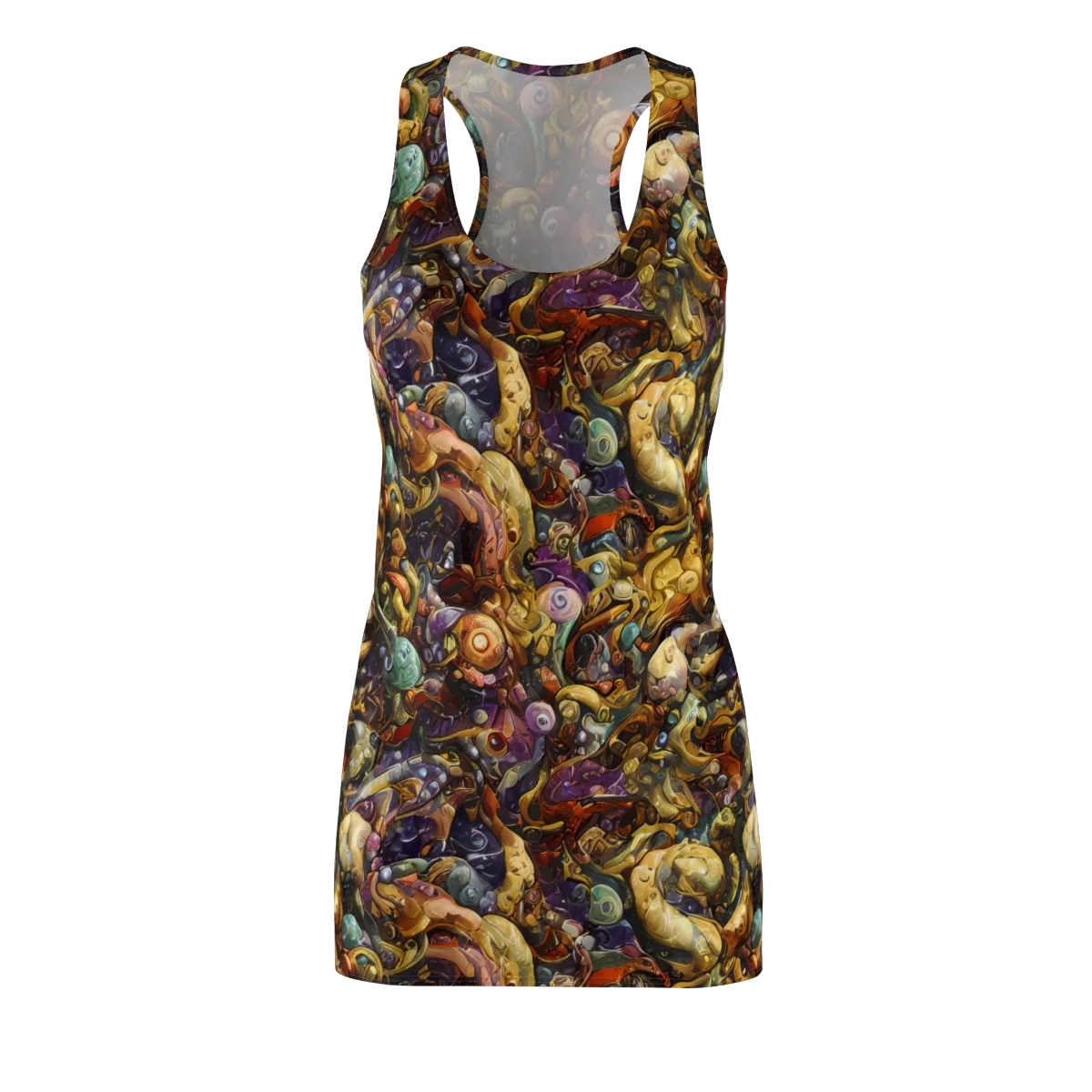Baroque Current on Racerback Dress — Front