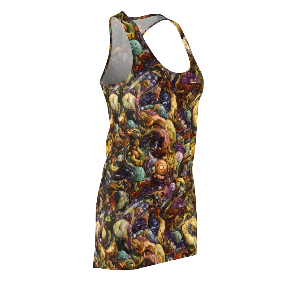 Baroque Current on Racerback Dress — Front Side