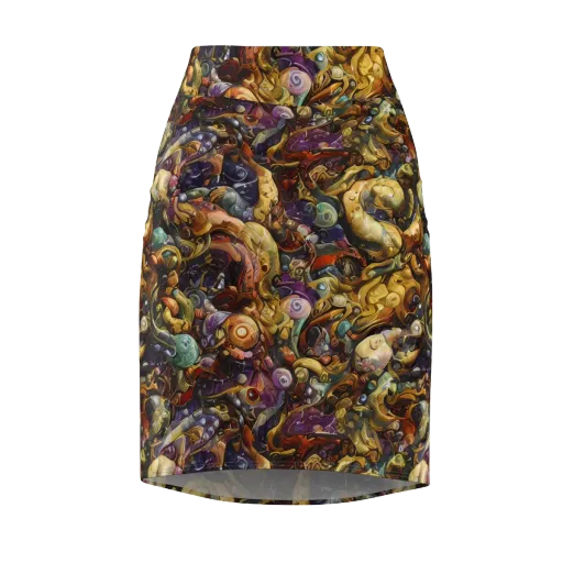 Baroque Current on a Pencil Skirt