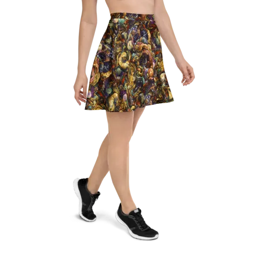Baroque Current on a Skater Skirt