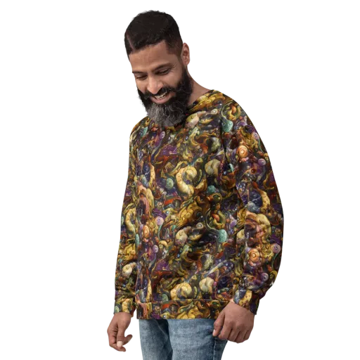 Baroque Current on a Sweatshirt