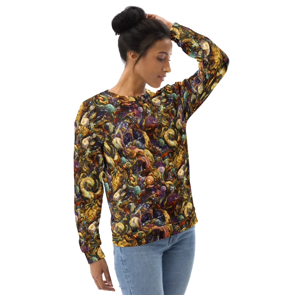Baroque Current on Sweatshirt — Right Front