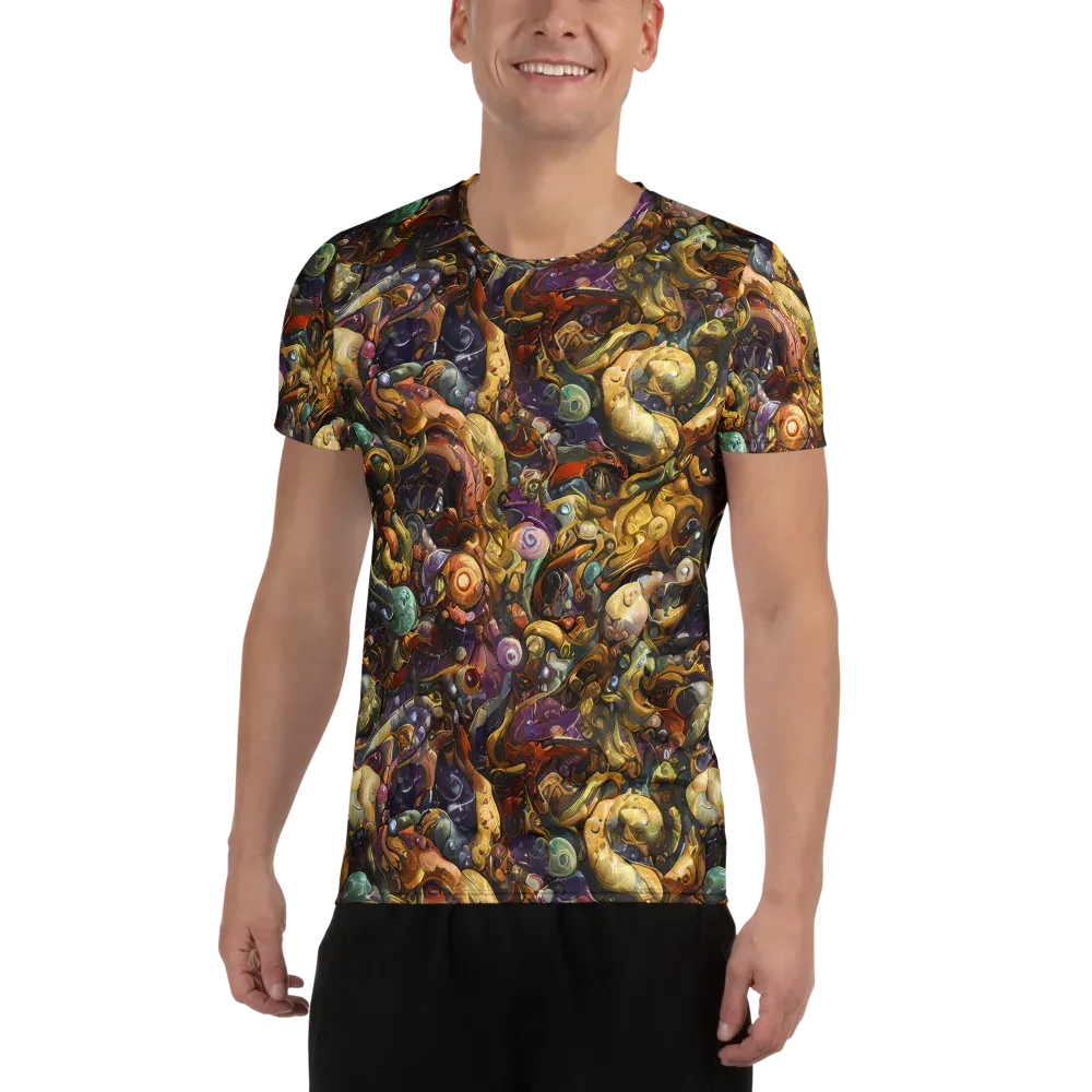 Baroque Current on Men's Athletic T-Shirt — Front